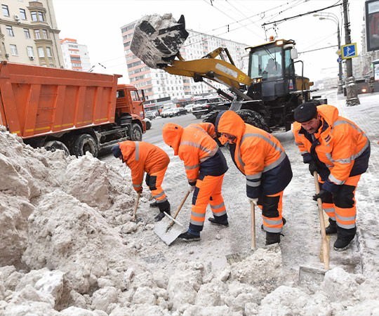 Уборка снега в Зеленодольске и  Республике Татарстан